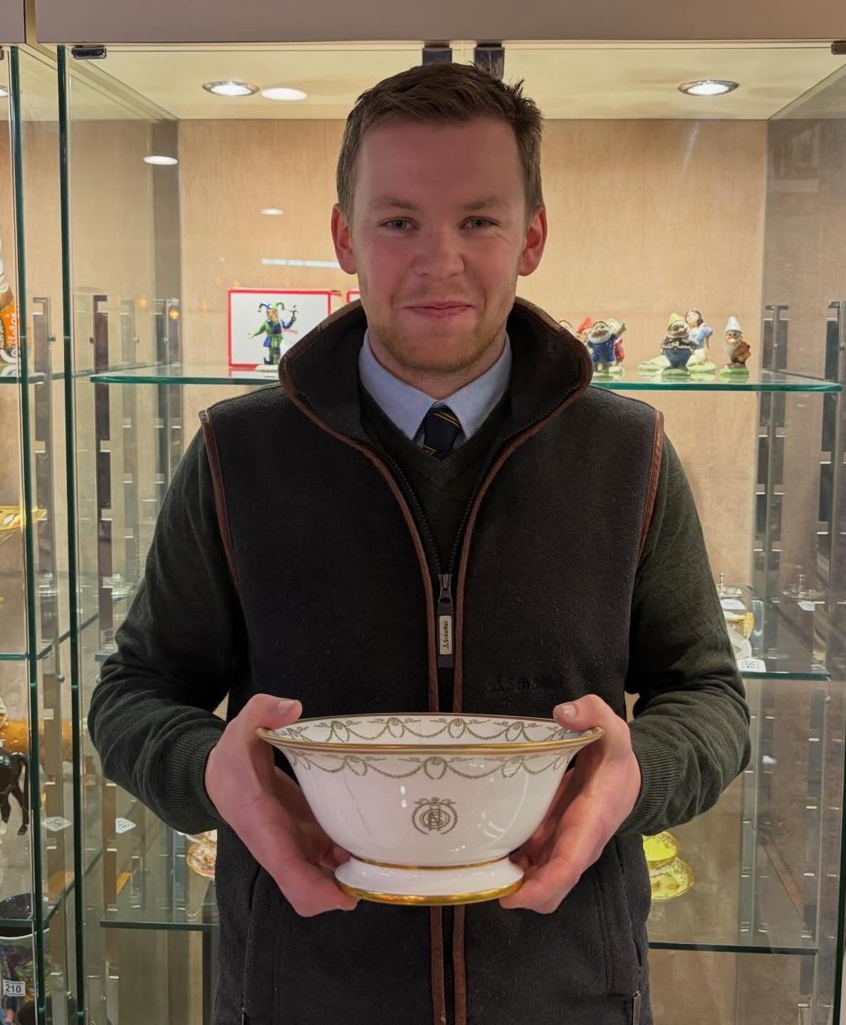 Olympc white star line bowl 4_